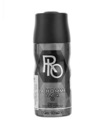 اسپری دئودورانت مردانه ریو کالکشن Rio Collection مدل La Homme Black حجم 150 میلی لیتر