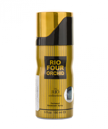 اسپری دئودورانت زنانه ریو کالکشن Rio Collection مدل Rio Four Orchid حجم 150 میلی لیتر