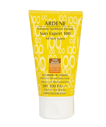 کرم ضدآفتاب SPF100 -برنزه تیره آردن 50 گرم