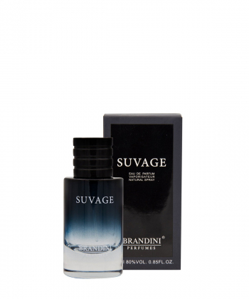 عطر جیبی مردانه برندینی Brandini مدل Suvage حجم 25 میلی لیتر