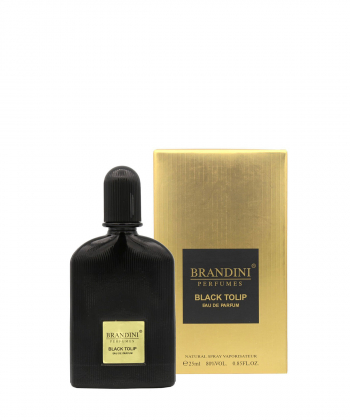 عطر جیبی برندینی Brandini مدل Black Tolip حجم 25 میلی لیتر