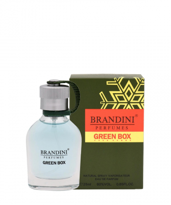 عطر جیبی مردانه برندینی Brandini مدل Green Box حجم 25 میلی لیتر