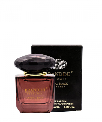 عطر جیبی زنانه برندینی Brandini مدل Crystal Black حجم 25 میلی لیتر