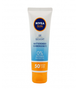 کرم ضد آفتاب بدون رنگ مناسب پوست چرب SPF50 نیوآ Nivea حجم 50 میلی لیتر