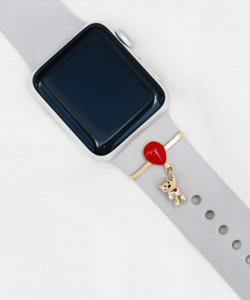 آویز Apple Watch ژوبین با بادکنک قرمز متصل درریس Doris کد P3756