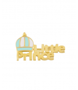 سنجاق little prince با میناکاری آبی آکوا درریس Doris کد P5144