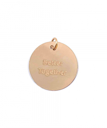 پلاک لیزری better together هماتیت گلد Hematite Gold کد 132292