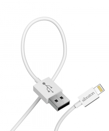 کابل تبدیل USB به لایتنینگ سیبراتون مدل S209i طول 1.2 متر