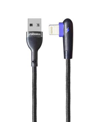 کابل تبدیل USB به لایتنینگ سیبراتون مدل S445i طول 1.1 متر