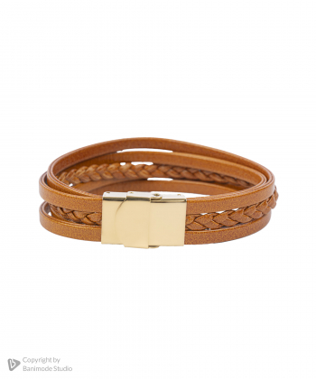 دستبند چرم طبیعی بیسراک Bisrk مدل LeatherBracelet-318N