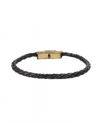 دستبند چرم طبیعی بیسراک Bisrak مدل LeatherBracelet-143