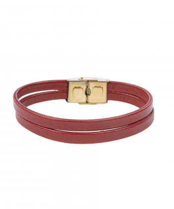 دستبند  چرم طبیعی بیسراک Bisrak کدLeatherBracelet-111