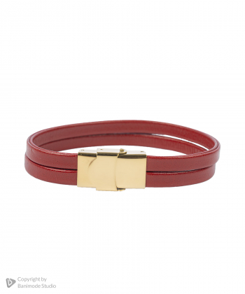 دستبند  چرم طبیعی بیسراک Bisrak کدLeatherBracelet-111