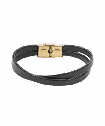 دستبند چرم طبیعی بیسراک Bisrak مدل LeatherBracelet-144N