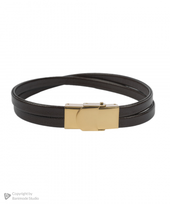 دستبند چرم طبیعی بیسراک Bisrak مدل LeatherBracelet-144N