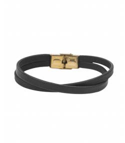 دستبند چرم طبیعی بیسراک Bisrak مدل LeatherBracelet-144At