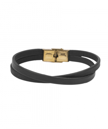 دستبند چرم طبیعی بیسراک Bisrak مدل LeatherBracelet-144At