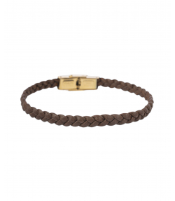 دستبند چرم طبیعی بیسراک Bisrak مدل LeatherBracelet-146At