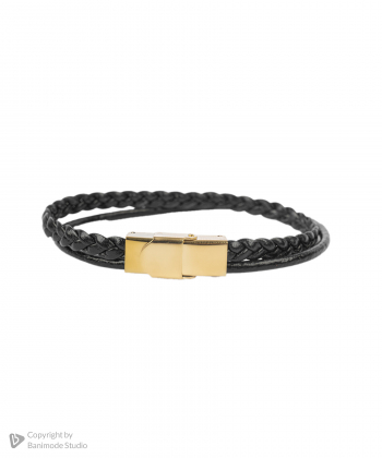 دستبند چرم طبیعی بیسراک Bisrak مدل LeatherBracelet-145