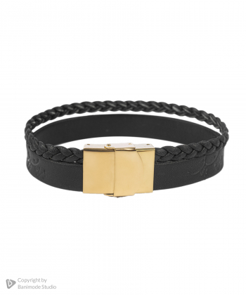 دستبند چرم طبیعی بیسراک Bisrak مدل LeatherBracelet-147At