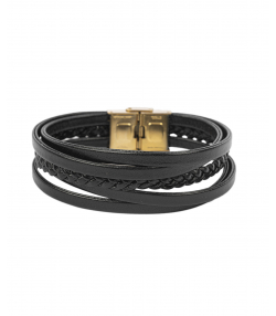 دستبند چرم طبیعی بیسراک Bisrk مدل LeatherBracelet-318N