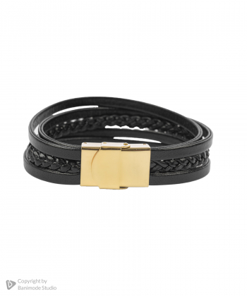 دستبند چرم طبیعی بیسراک Bisrk مدل LeatherBracelet-318N