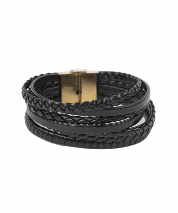 دستبند چرم طبیعی بیسراک Bisrk مدل LeatherBracelet-330N