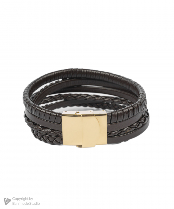 دستبند چرم طبیعی بیسراک Bisrk مدل LeatherBracelet-330N