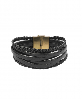 دستبند چرم طبیعی بیسراک Bisrk مدل LeatherBracelet-313N