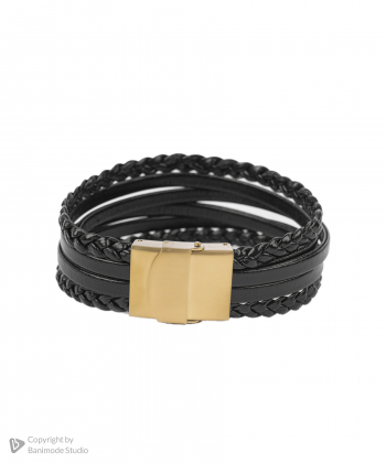 دستبند چرم طبیعی بیسراک Bisrk مدل LeatherBracelet-313N