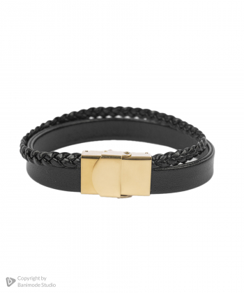 دستبند چرم طبیعی بیسراک Bisrak مدل LeatherBracelet-147N