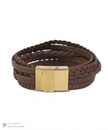 دستبند چرم طبیعی بیسراک Bisrk مدل LeatherBracelet-330At