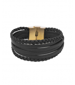 دستبند چرم طبیعی بیسراک Bisrk مدل LeatherBracelet-313At