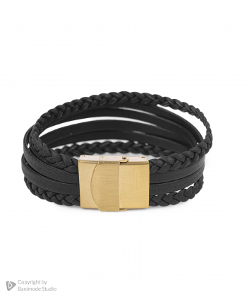 دستبند چرم طبیعی بیسراک Bisrk مدل LeatherBracelet-313At