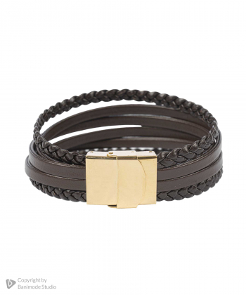 دستبند چرم طبیعی بیسراک Bisrk مدل LeatherBracelet-313N