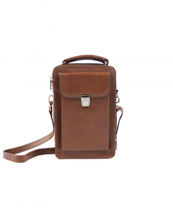 کیف مردانه چرم طبیعی بیسراک Bisrak مدل NL-Crossbody-D6-F