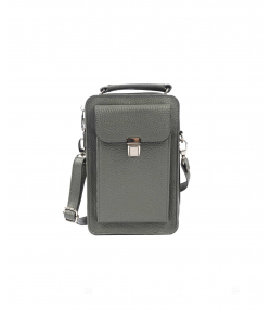 کیف مردانه چرم طبیعی بیسراک Bisrak مدل NL-Crossbody-D6-F