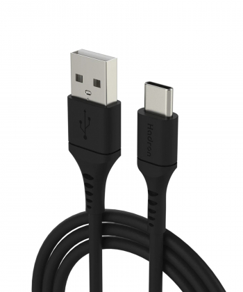 کابل شارژ سریع و انتقال داده تایپ سی هادرون Hadron HTC-A-C01 USB Type A/USB Type C