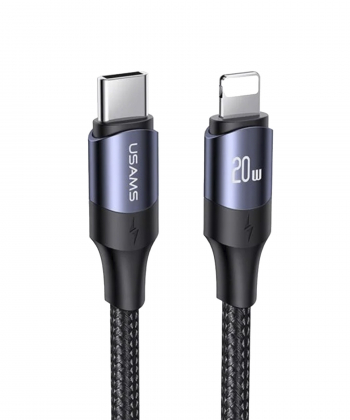 کابل فست شارژ یو اس بی به لایتنینگ 1.2 متری یوسامز USAMS US-SJ571 USB to Lightning Fast Charging Data Cable