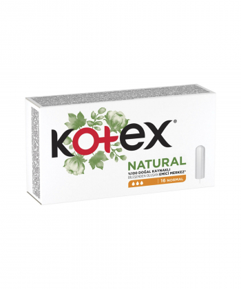 تامپون کوتکس Quotex مدل natural بسته 16 عددی