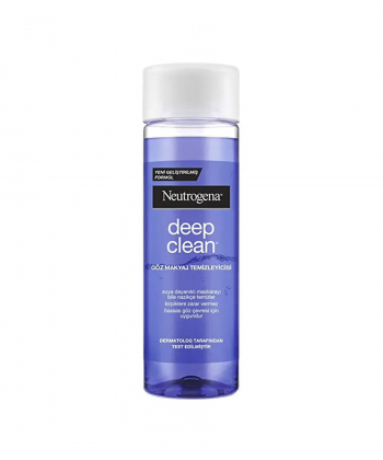 محلول پاک کننده آرایش چشم نوتروژینا Neutrogena مدل Deep Cleaner حجم 125 میلی لیتر