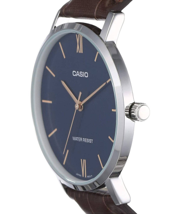 ساعت مچی عقربه ای مردانه کاسیو Casio مدل MTP-VT01L-2BUDF