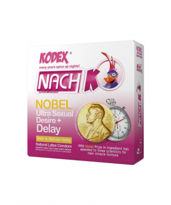 کاندوم ناچ کدکس Nach Kodex مدل Nobel Ultra بسته 3 عددی