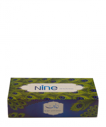 دستمال کاغذی جعبه ای 200 برگ ناین Nine