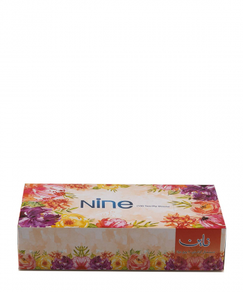 دستمال کاغذی جعبه ای 200 برگ ناین Nine