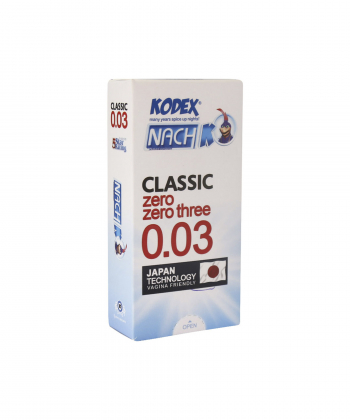 کاندوم ناچ کدکس Nach Kodex مدل Classic 30 Microns بسته 10 عددی