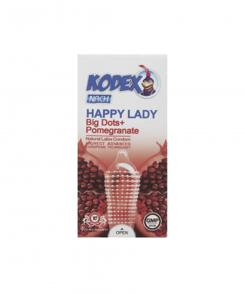 کاندوم ناچ کدکس Nach Kodex مدل Happy Lady بسته 10 عددی