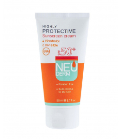 کرم ضد آفتاب فاقد چربی SPF50 نئودرم Neuderm حجم 50 میلی لیتر