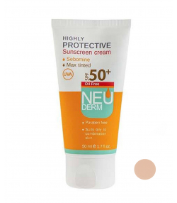 کرم ضد آفتاب فاقد چربی SPF50 نئودرم Neuderm حجم 50 میلی لیتر