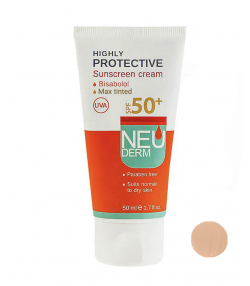 کرم ضد آفتاب SPF50 نئودرم Neuderm حجم 50 میلی لیتر